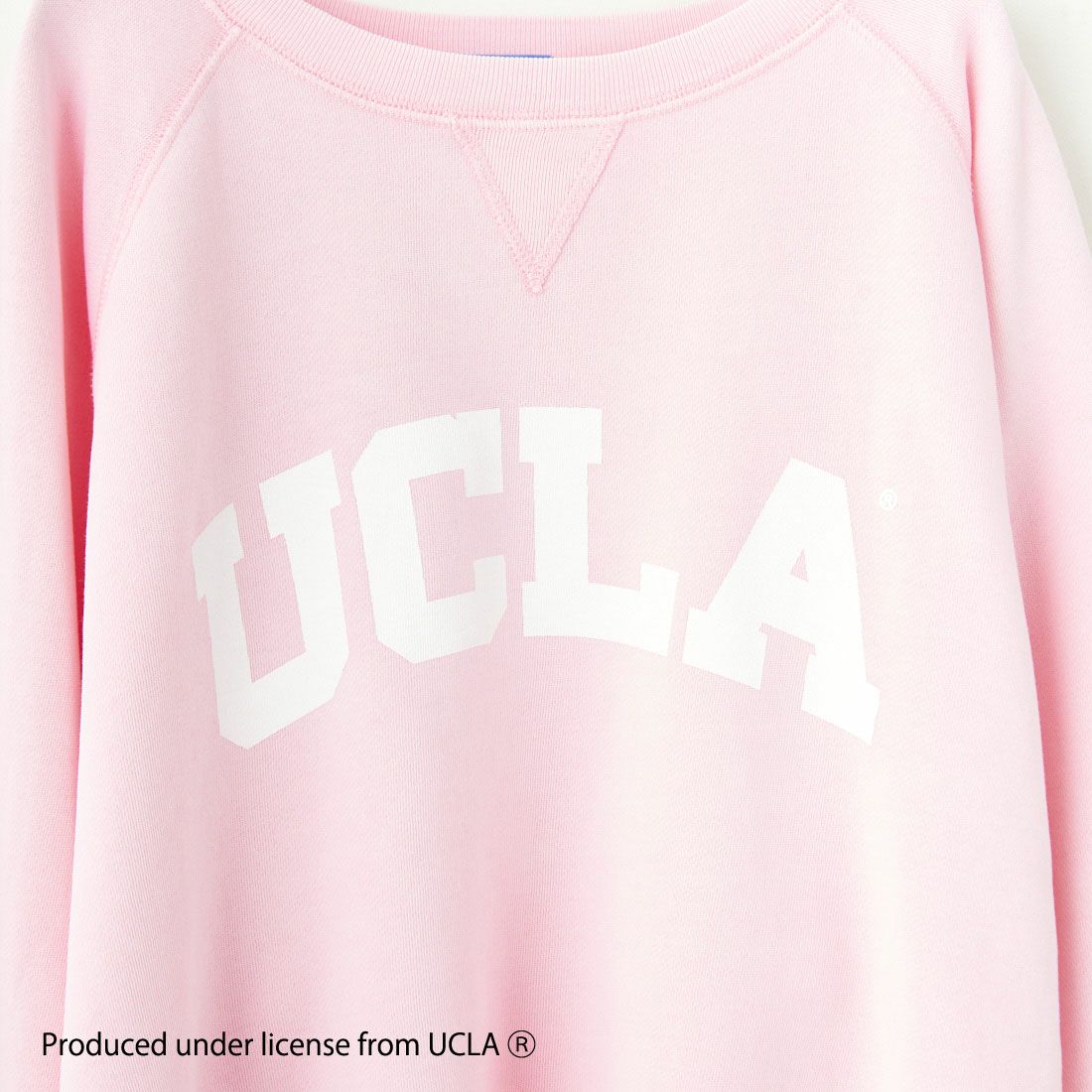 GOOD ROCK SPEED [グッドロックスピード] UCLA ラグランスウェットシャツ [24UCL201W] LT.PINK