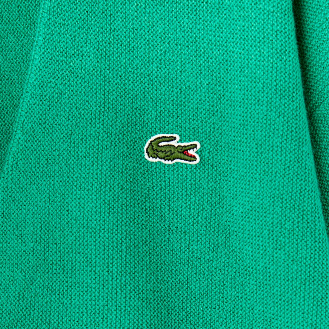 LACOSTE [ラコステ] プレーンVネックニットカーディガン [AF9545] LDM FLUORI