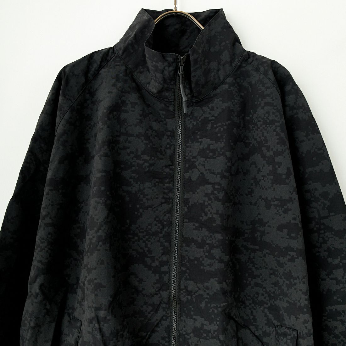 BURLAP OUTFITTER [バーラップ アウトフィッター] トラック ジャケット リフレクティブ [TRACK-JACKET-REFLECT] BLACK