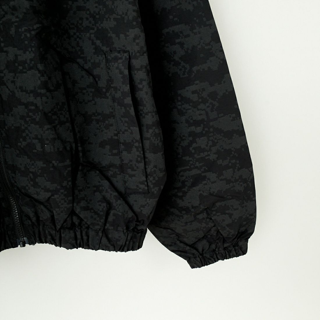 BURLAP OUTFITTER [バーラップ アウトフィッター] トラック ジャケット リフレクティブ [TRACK-JACKET-REFLECT] BLACK