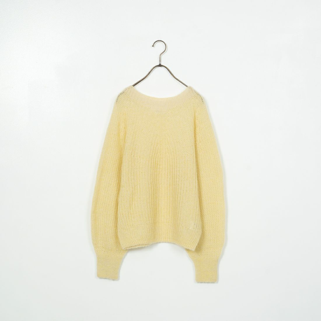 Jeans Factory Clothes [ジーンズファクトリークローズ] ホールガーメント モヘアプルオーバー [114-2063] ｲｴﾛｰ