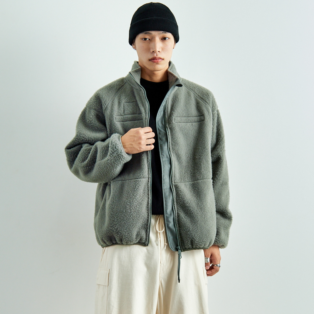 セットアップ blurhms ブラームス Co/Si FLEECE 3 フリース（blurhms 