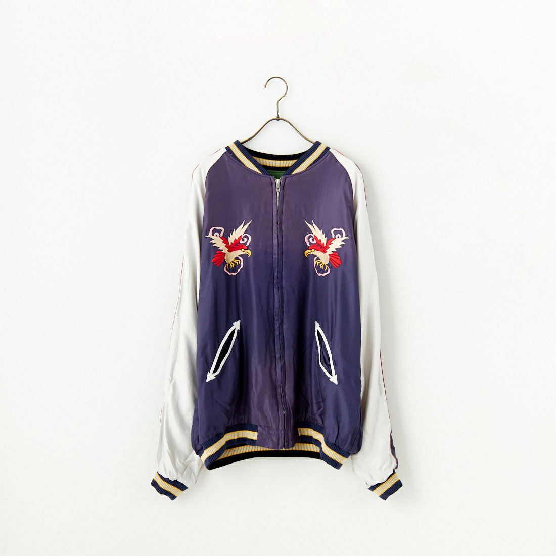 TAILOR TOYO [テーラートウヨウ] アセテート リバーシブルスーベニアジャケット [TT15545] 145 GRN