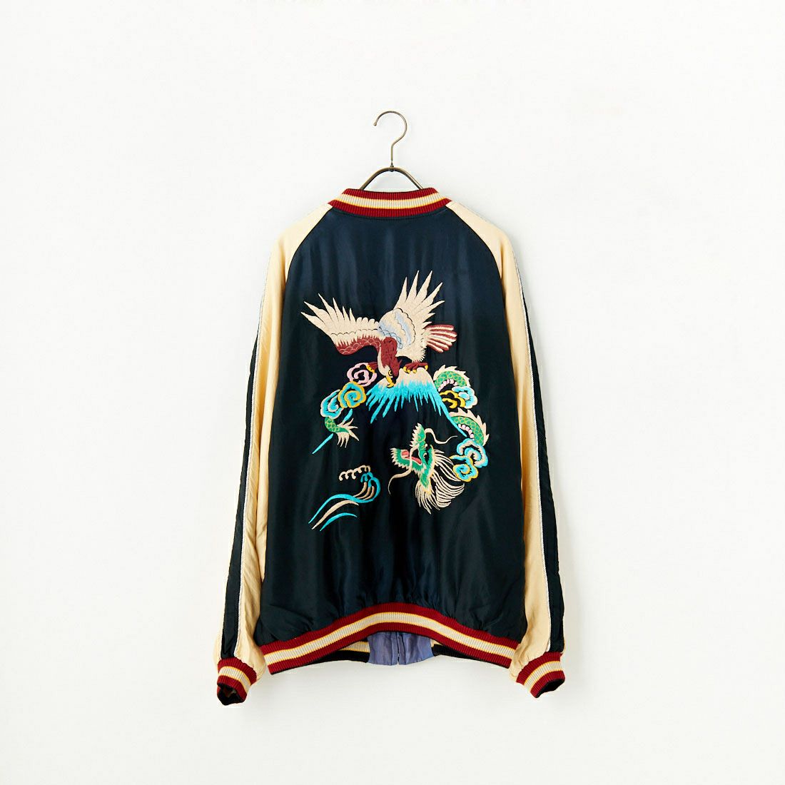 TAILOR TOYO [テーラートウヨウ] アセテート リバーシブルスーベニアジャケット [TT15545] 119 BLK