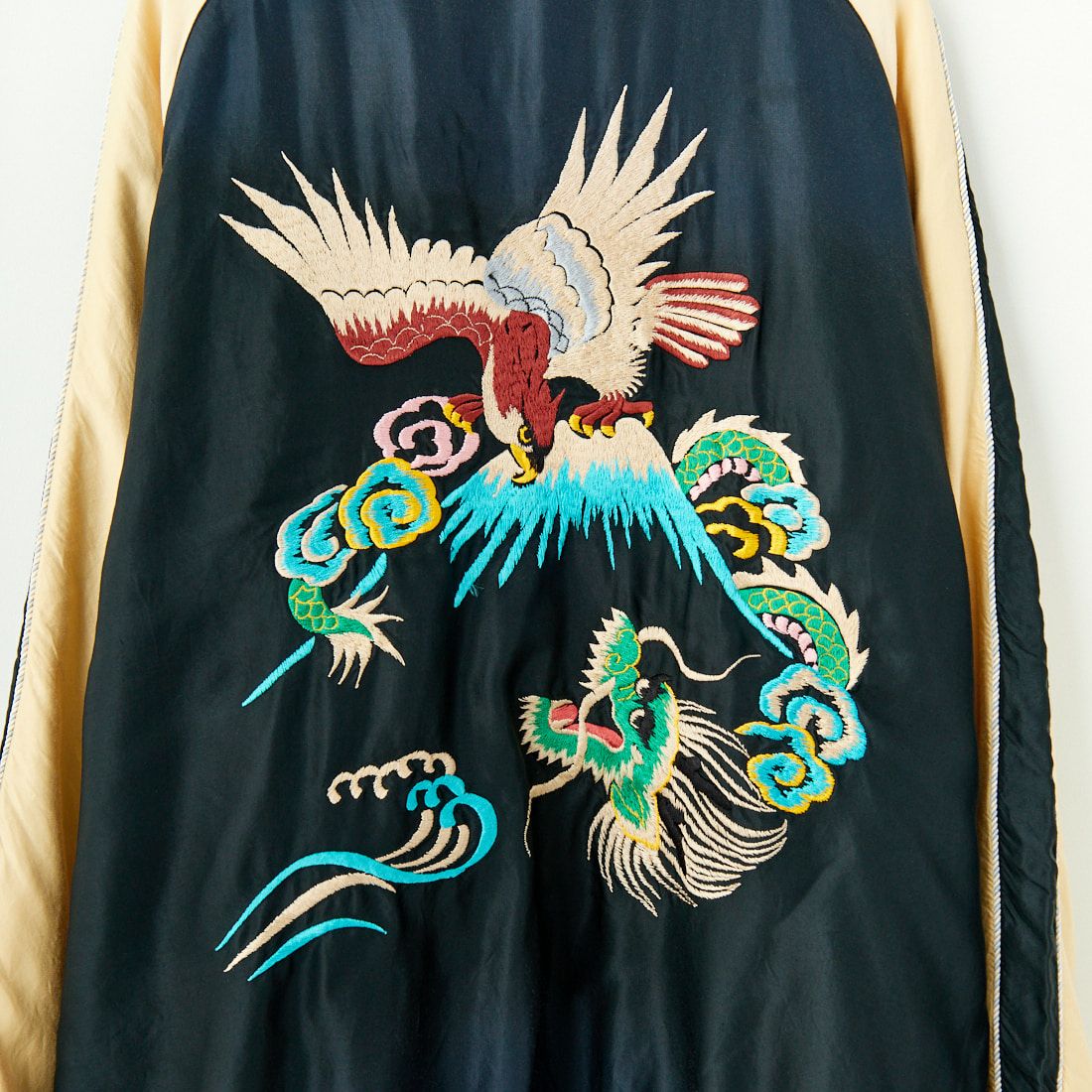 TAILOR TOYO [テーラートウヨウ] アセテート リバーシブルスーベニアジャケット [TT15545] 119 BLK