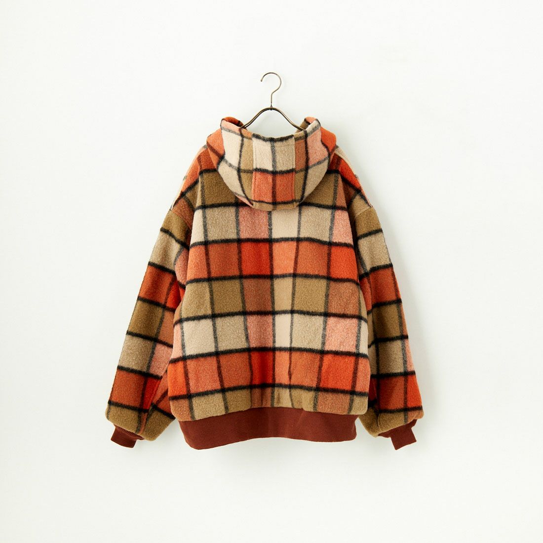 South2West8 [サウスツーウエストエイト] ジップワークフーディ [PU466] B BRICK
