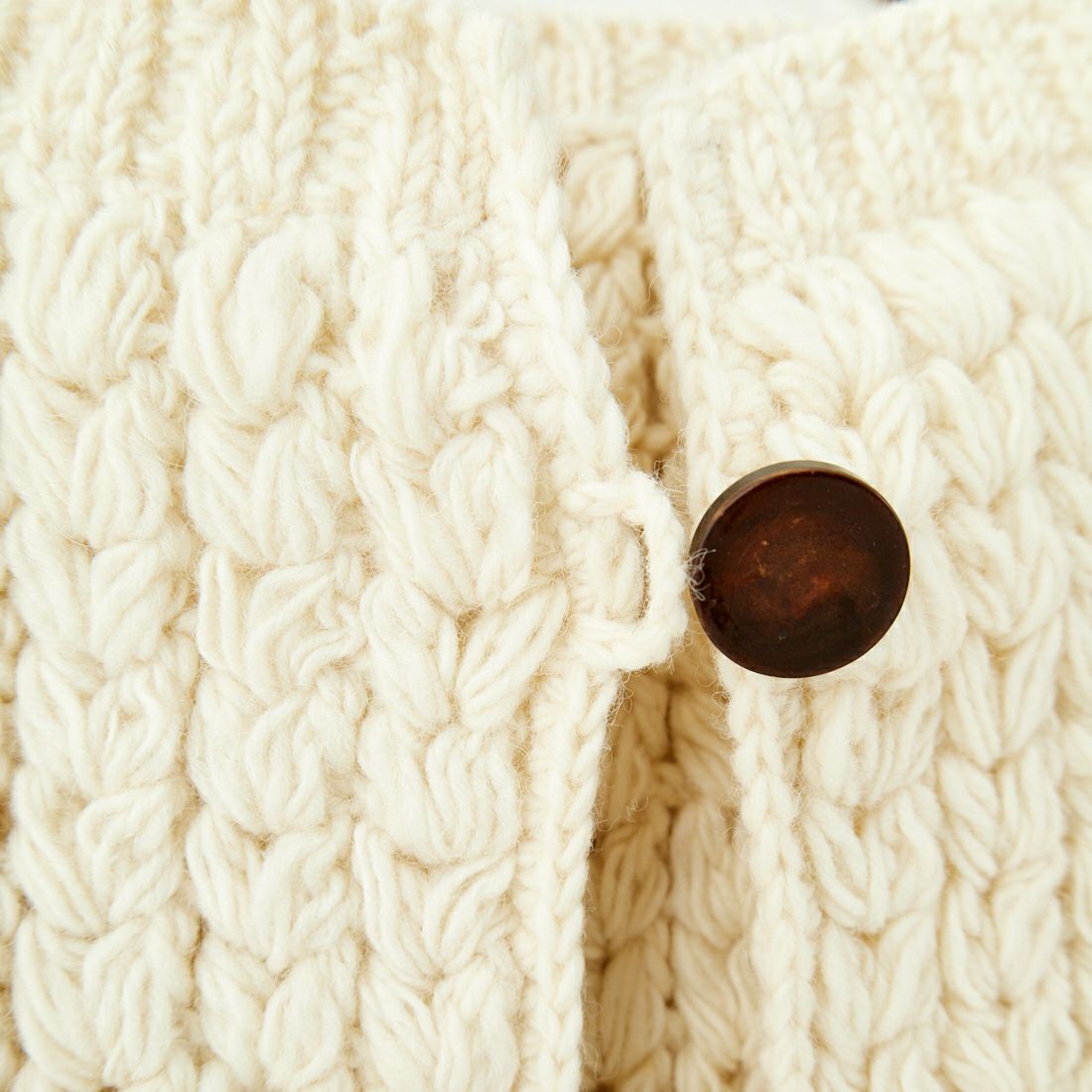 KHA:KI [カーキ] 2WAYハンドニット [MIL24FKN3029] ECRU