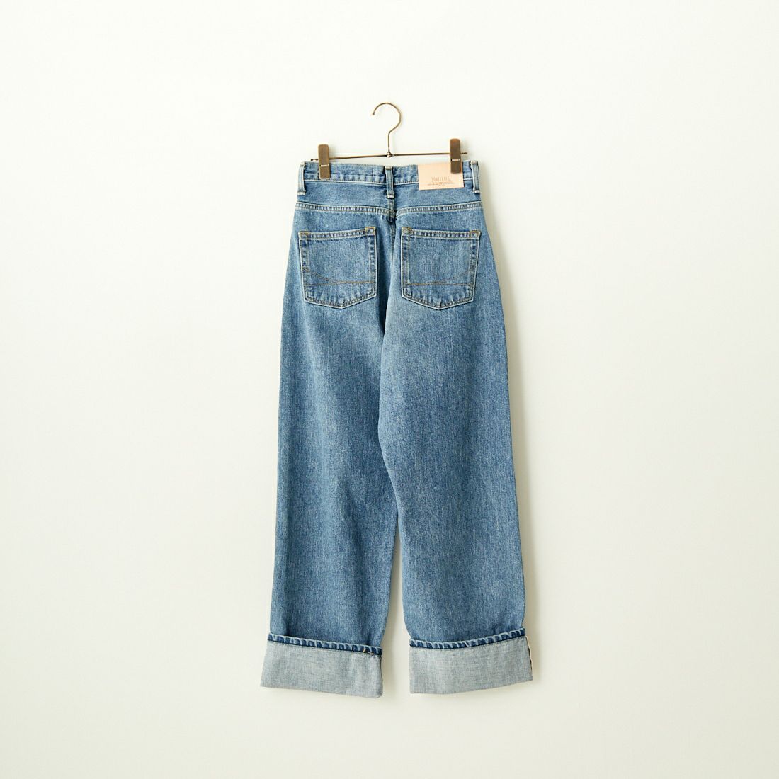 SOMETHING [サムシング] スーパーハイライズワイドストレートデニムパンツ [SA1000]66 L.USED