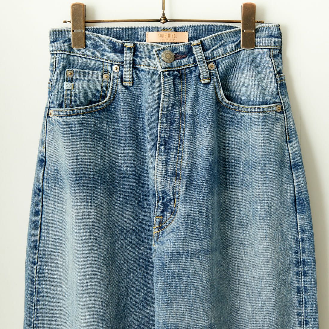 SOMETHING [サムシング] スーパーハイライズワイドストレートデニムパンツ [SA1000]66 L.USED