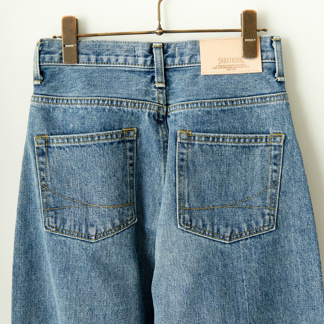 SOMETHING [サムシング] スーパーハイライズワイドストレートデニムパンツ [SA1000]66 L.USED