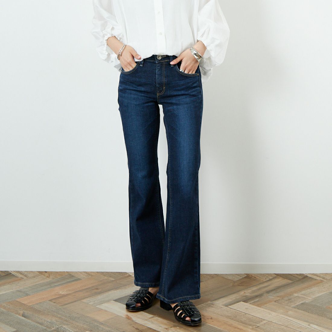 926 D.BLUE&&モデル身長：160cm 着用サイズ：26&&