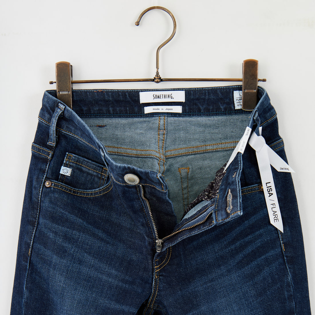 SOMETHING [サムシング] LISA フレアデニムパンツ [SKY31] 926 D.BLUE