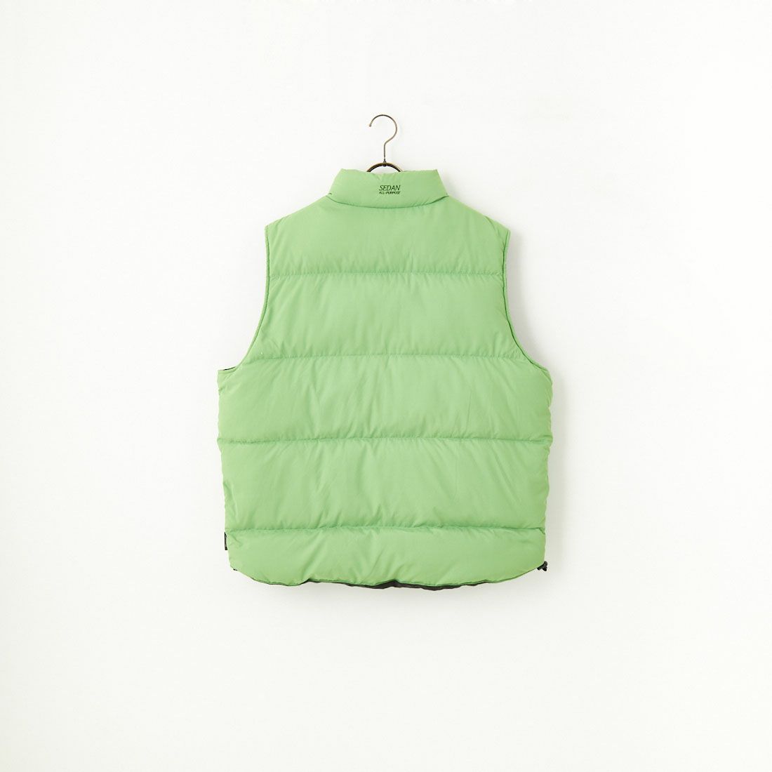 SEDAN ALL-PURPOSE [セダン オールパーパス] リバーシブルダウンベスト [SD24F-JK02] SPROUT/BLK
