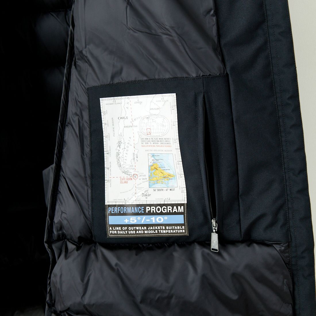 CAPE HORN [ケープホーン] CANDELARIA ダウンコート [72542] 500 BLACK