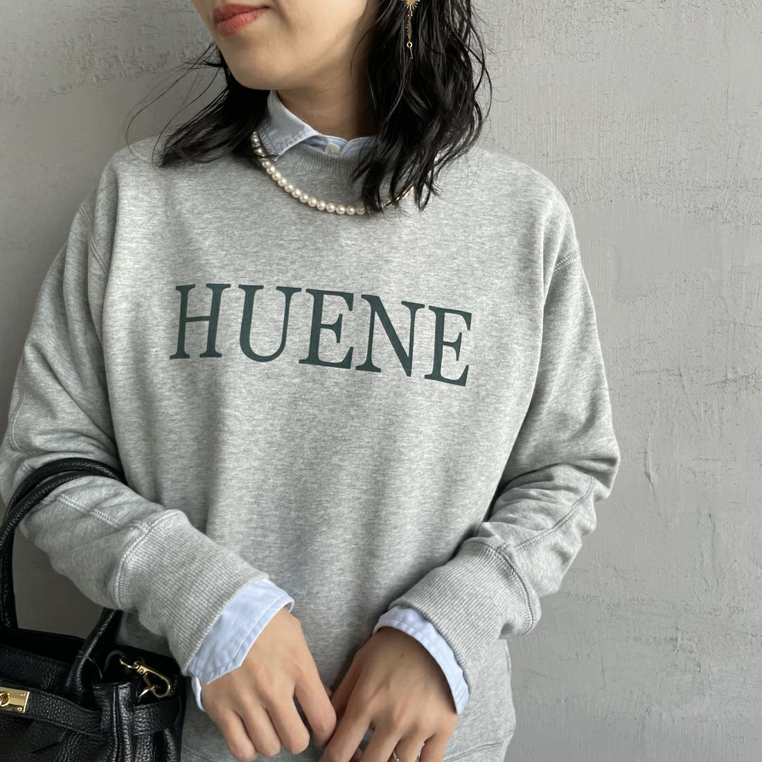 MICA&DEAL [マイカアンドディール] HUENEロゴスウェット [0124409263] GRAY