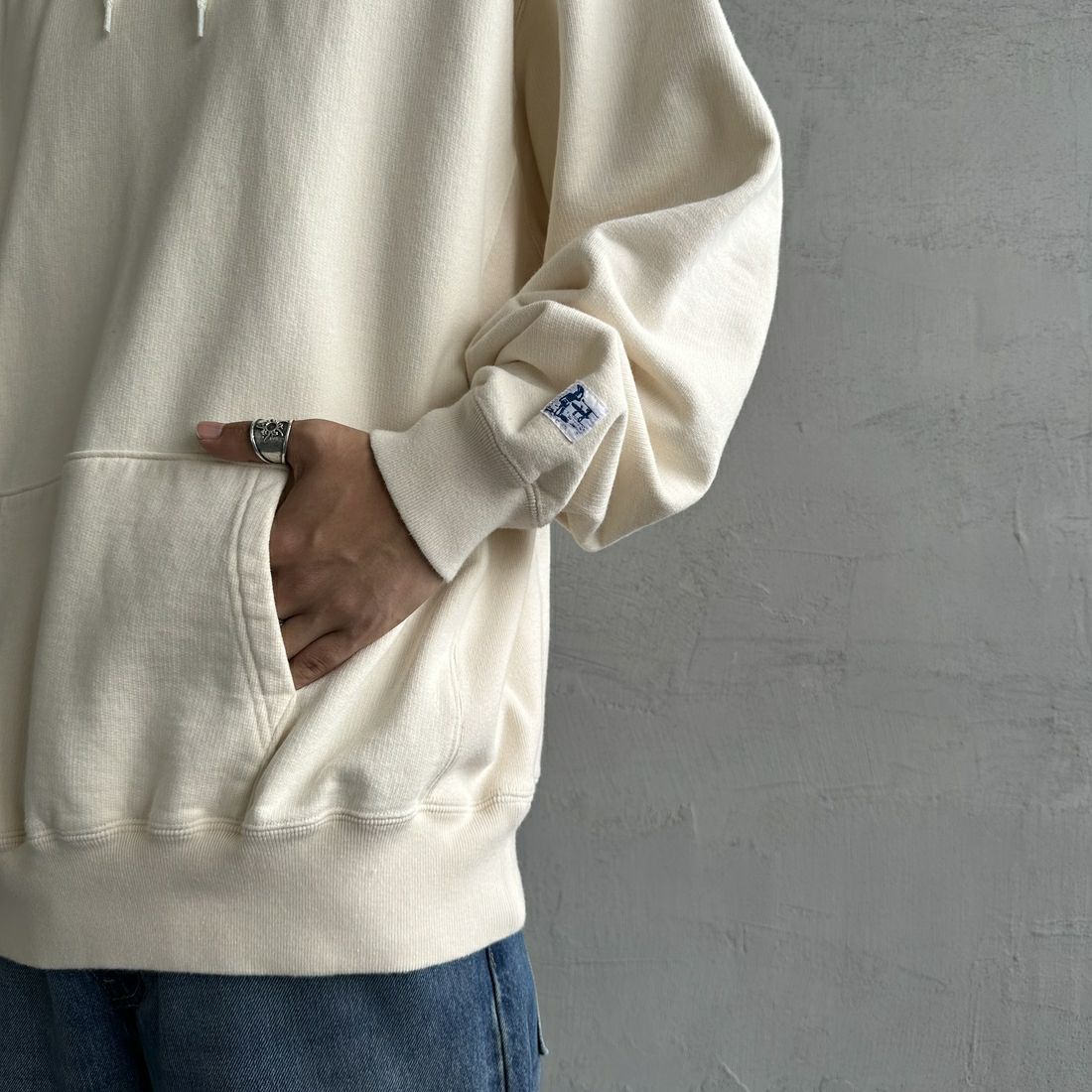 The Endless Summer [エンドレスサマー] 別注 SURF'S UP バックプリントスウェットパーカー [FH-24774507-JF] 05 IVORY