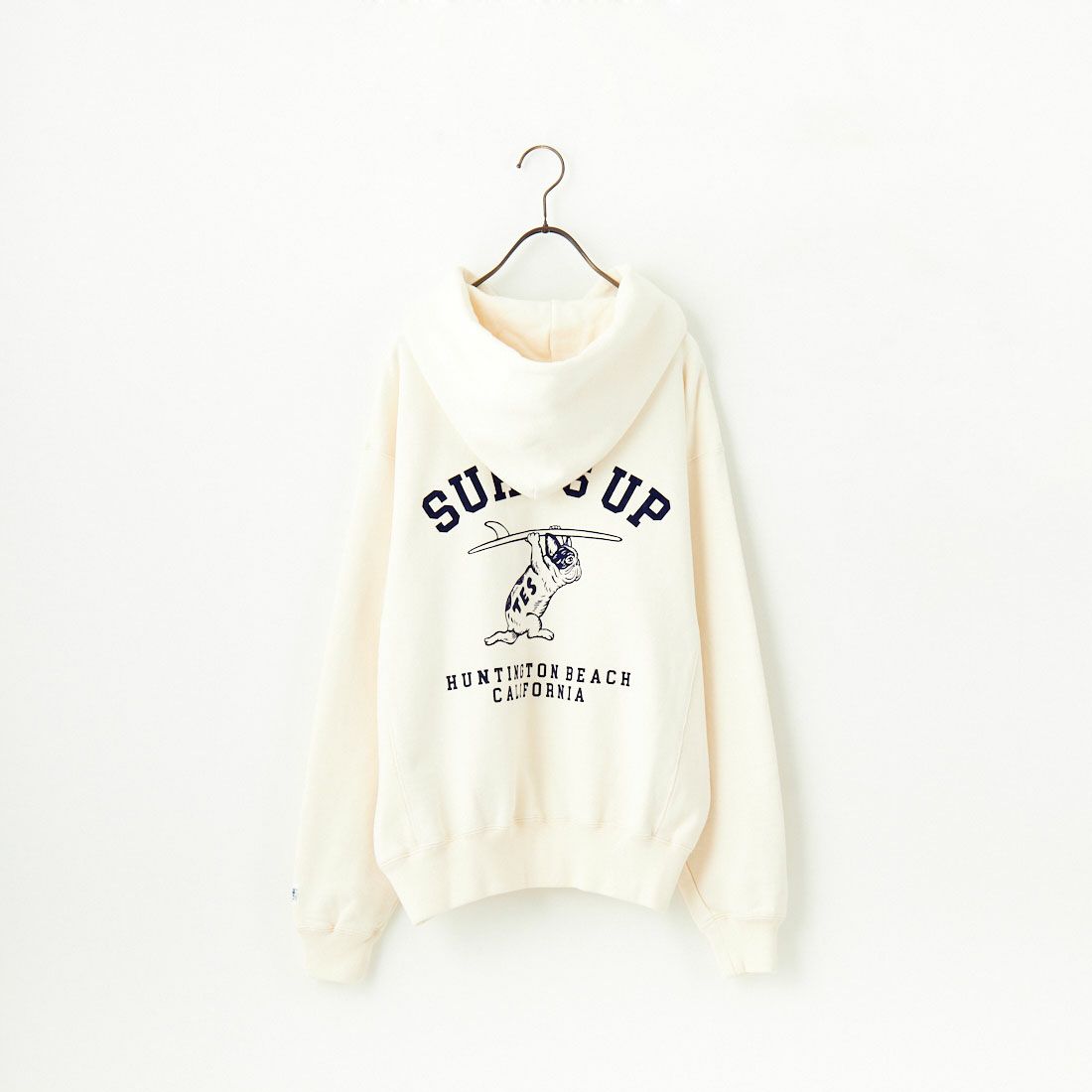 The Endless Summer [エンドレスサマー] 別注 SURF'S UP バックプリントスウェットパーカー [FH-24774507-JF] 05 IVORY