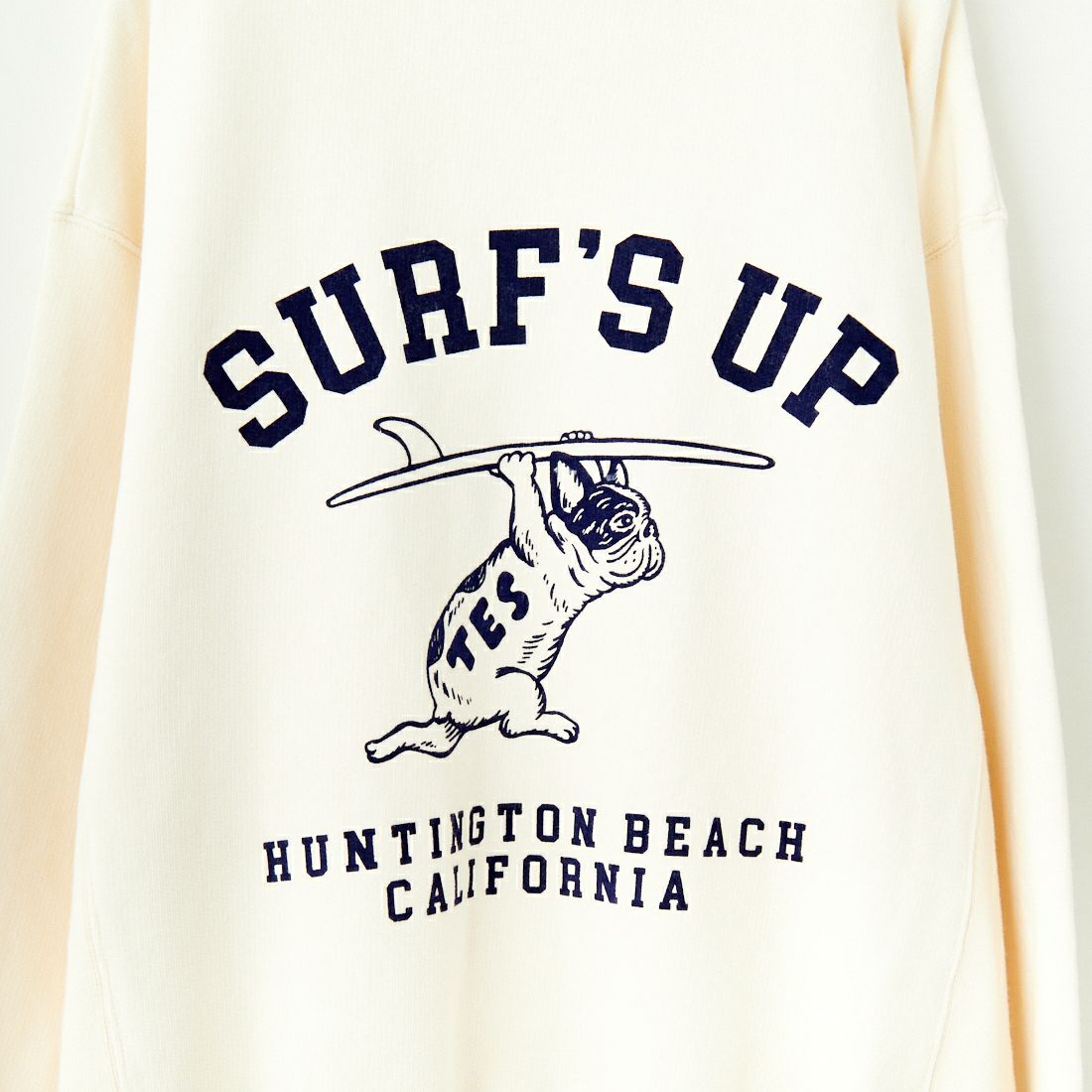 The Endless Summer [エンドレスサマー] 別注 SURF'S UP バックプリントスウェットパーカー [FH-24774507-JF] 05 IVORY