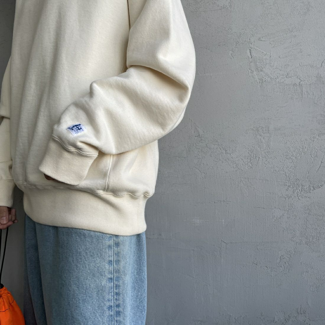 The Endless Summer [エンドレスサマー] 別注 BUHI サークルロゴバックプリントスウェット [FH-24774509-JF] 05 IVORY