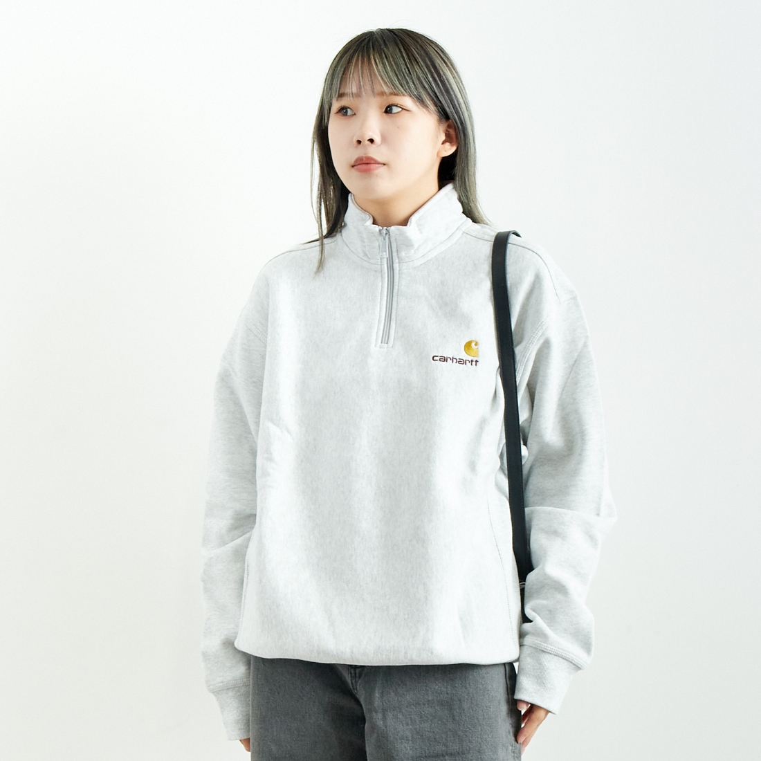 carhartt WIP [カーハートダブリューアイピー] ハーフジップアメリカン 