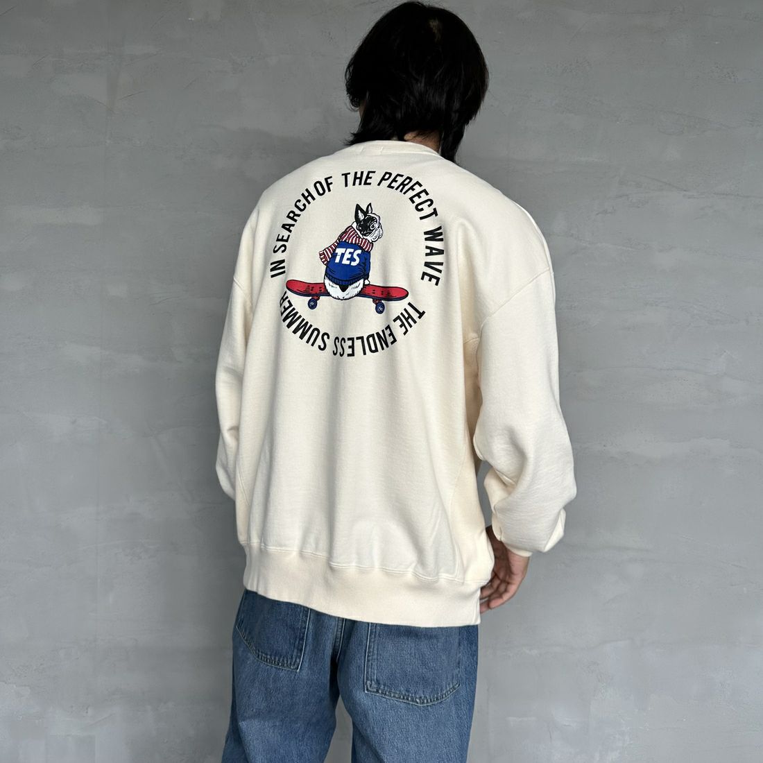 05 IVORY&&モデル身長：179cm 着用サイズ：XL&&