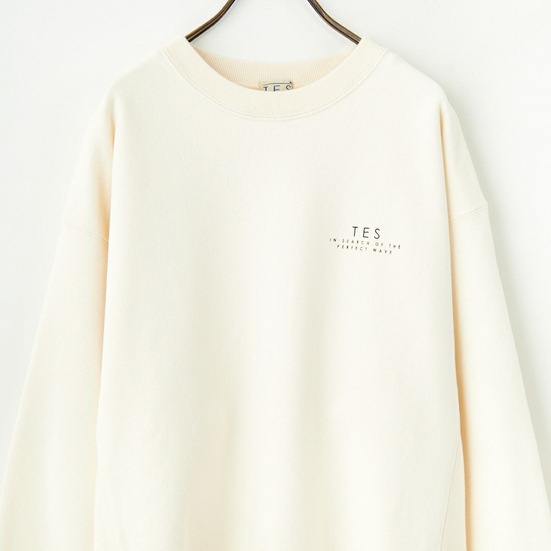 The Endless Summer [エンドレスサマー] 別注 BUHI サークルロゴバックプリントスウェット [FH-24774509-JF] 05 IVORY