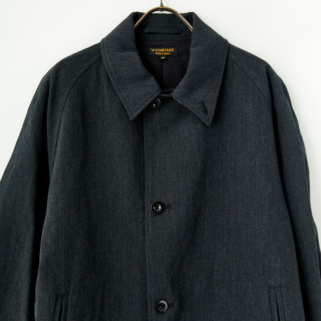 A VONTADE [アボンタージ] ラグランロングコート [VTD-0559-CT] 1 CHARCOAL