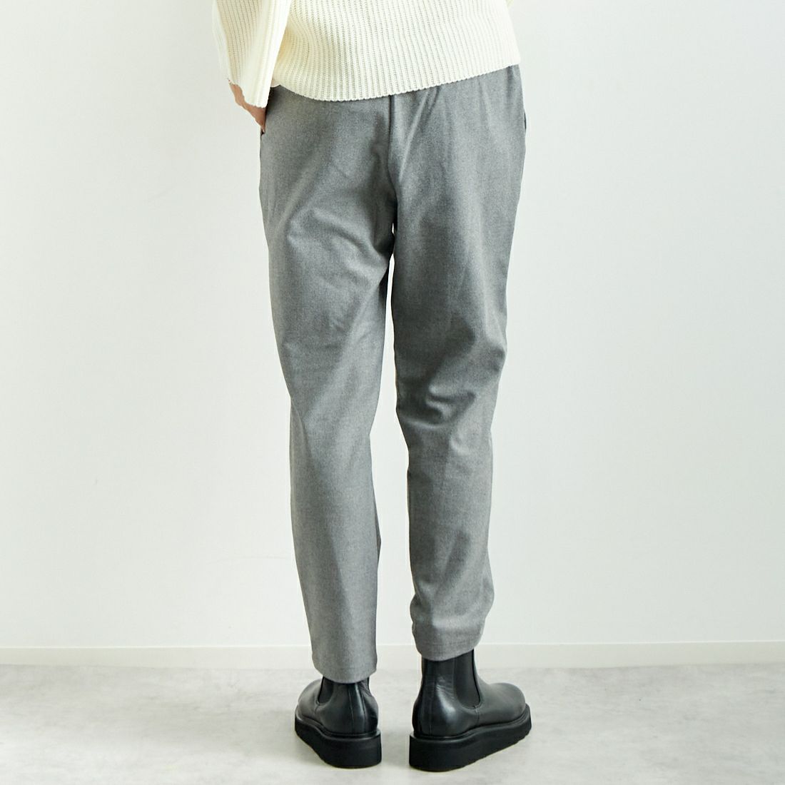 Jeans Factory Clothes [ジーンズファクトリークローズ] コスミカルウォームテーパードパンツ [21243059] 002 Mｸﾞﾚｰ &&モデル身長：167cm 着用サイズ：40&&