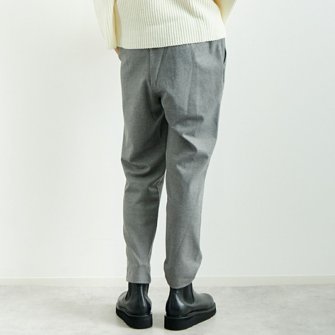 Jeans Factory Clothes [ジーンズファクトリークローズ] コスミカルウォームテーパードパンツ [21243059] 002 Mｸﾞﾚｰ &&モデル身長：167cm 着用サイズ：40&&