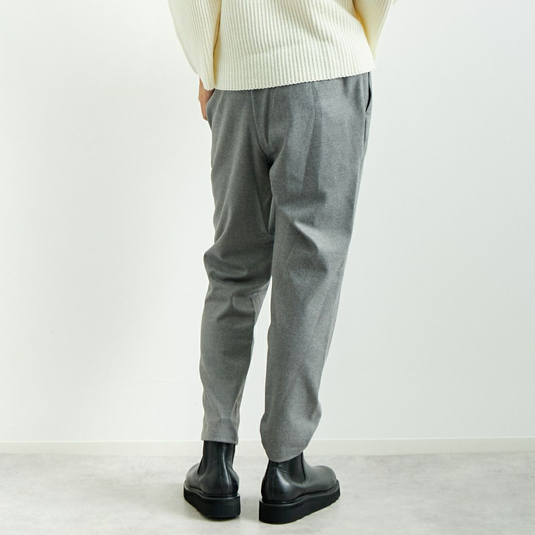 Jeans Factory Clothes [ジーンズファクトリークローズ] コスミカルウォームテーパードパンツ [21243059] 002 Mｸﾞﾚｰ &&モデル身長：167cm 着用サイズ：40&&