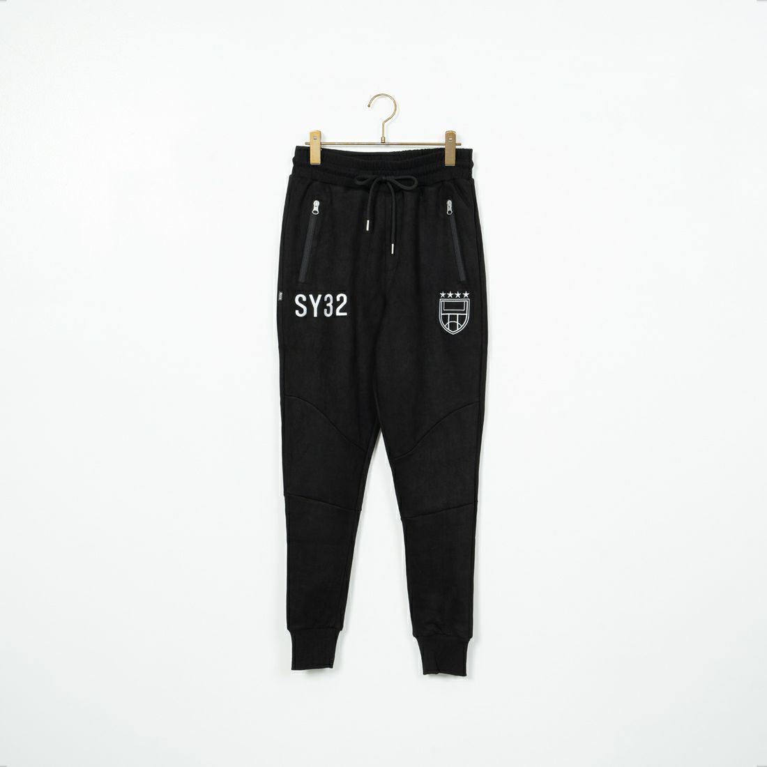 SY32 [エスワイサーティトゥ] スエードパンツ [14524] BLACK
