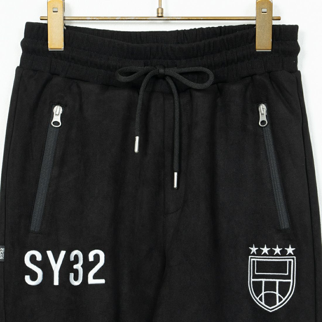 SY32 [エスワイサーティトゥ] スエードパンツ [14524] BLACK