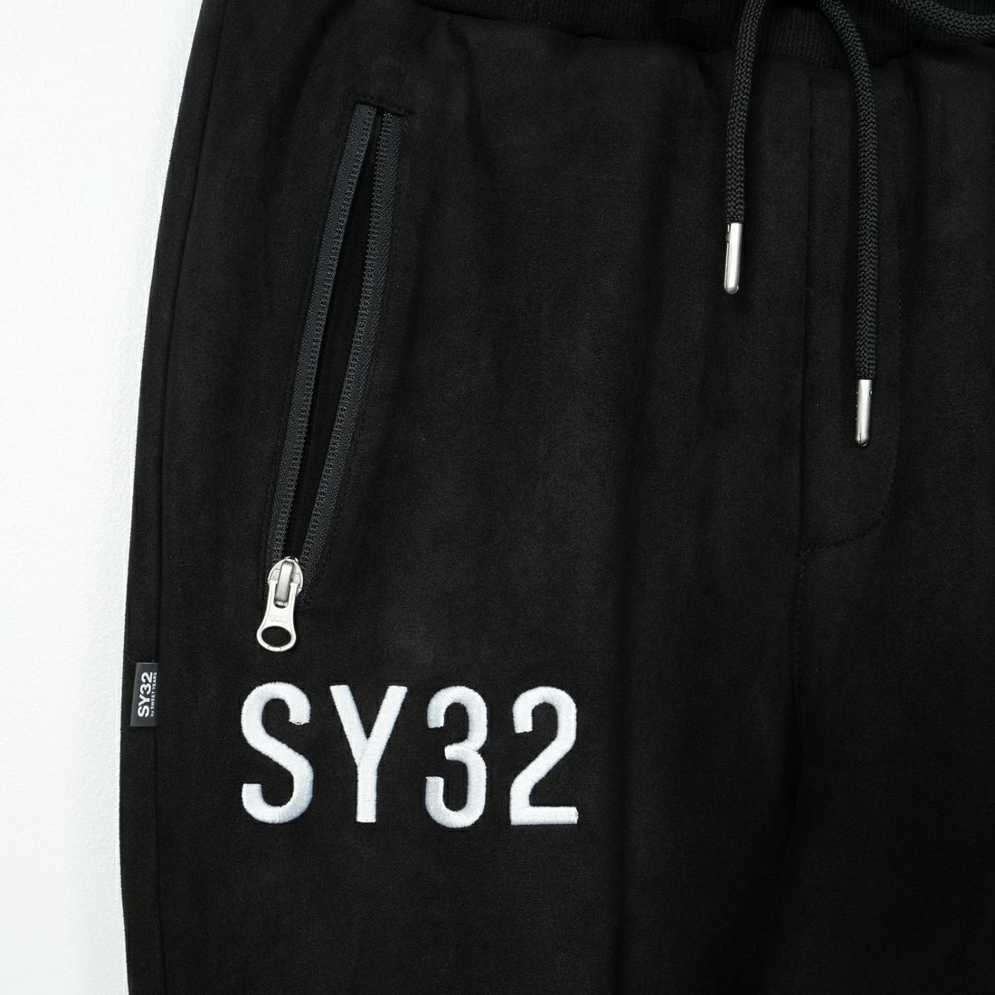 SY32 [エスワイサーティトゥ] スエードパンツ [14524] BLACK