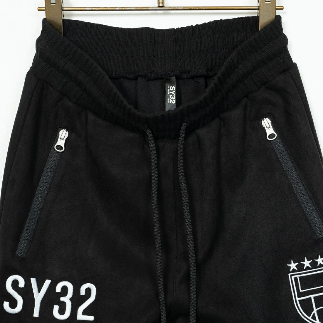SY32 [エスワイサーティトゥ] スエードパンツ [14524] BLACK