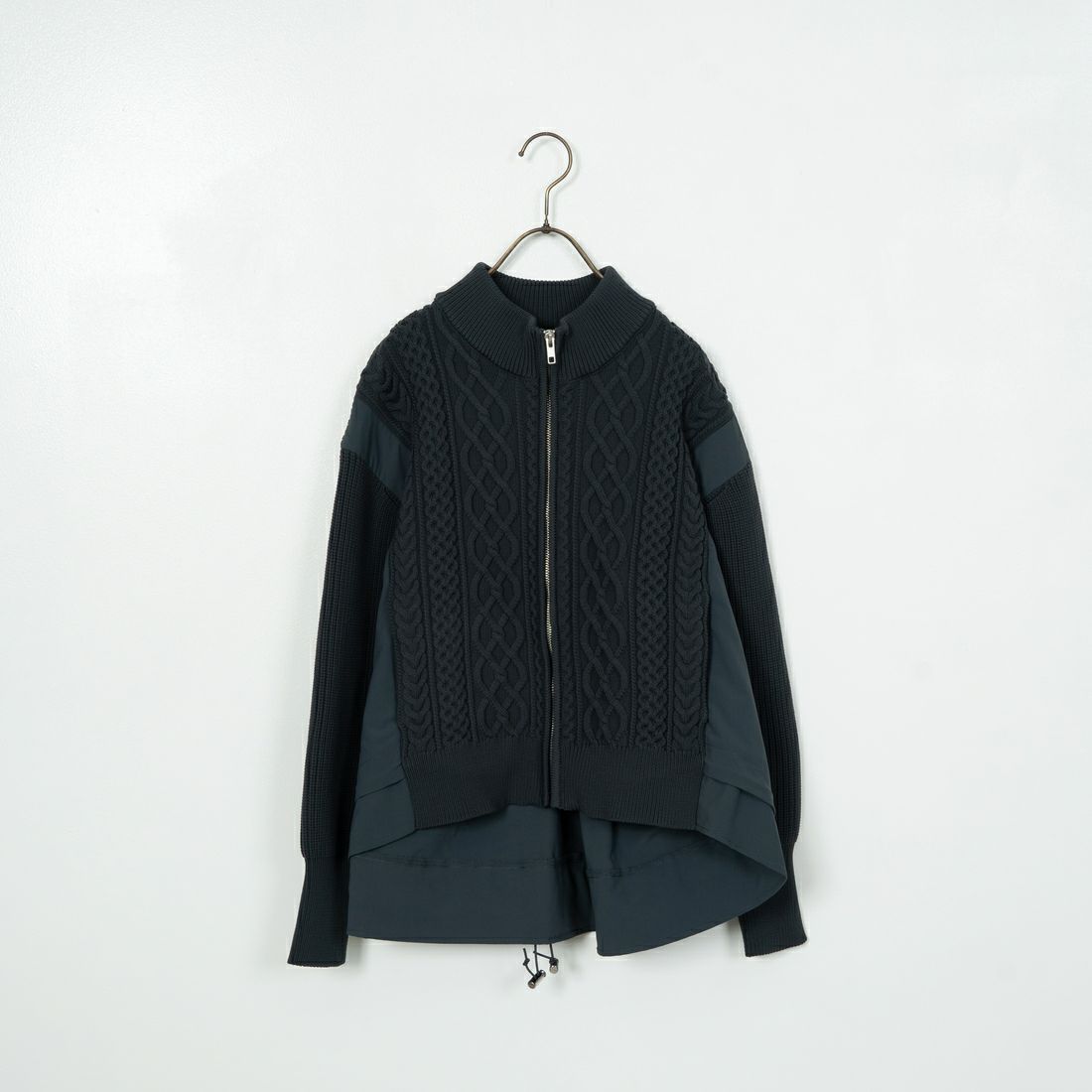 USINE [ユジーヌ] ケーブル布帛ドッキングブルゾン [11243819] ﾁｬｺｰﾙｸﾞﾚｰ
