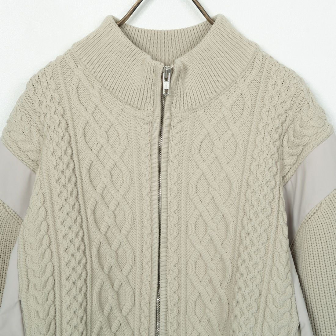 USINE [ユジーヌ] ケーブル布帛ドッキングブルゾン [11243819] ｸﾞﾚｰｼﾞｭ