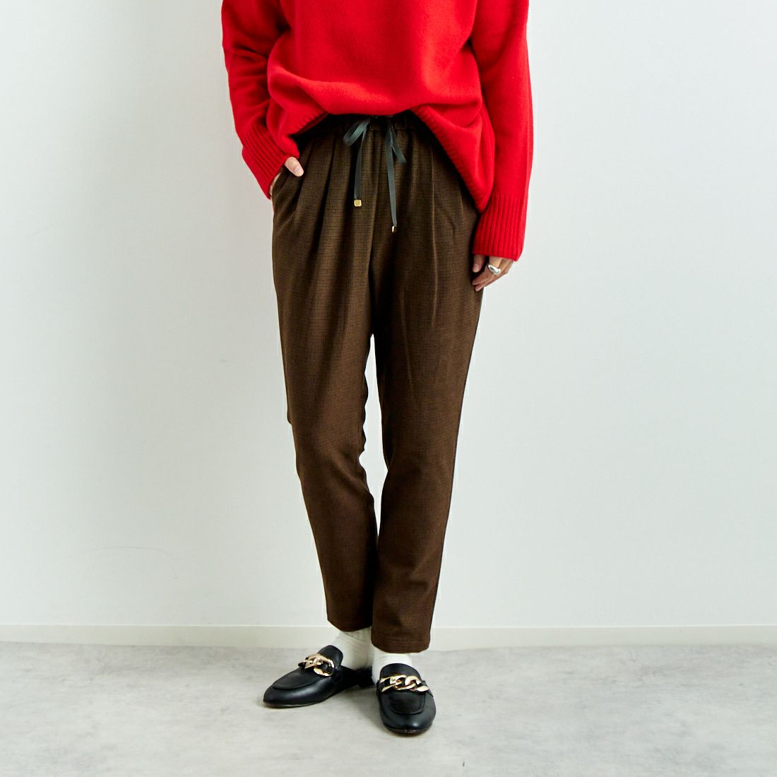 036 ﾌﾞﾗｳﾝ&&モデル身長：158cm 着用サイズ：36&&