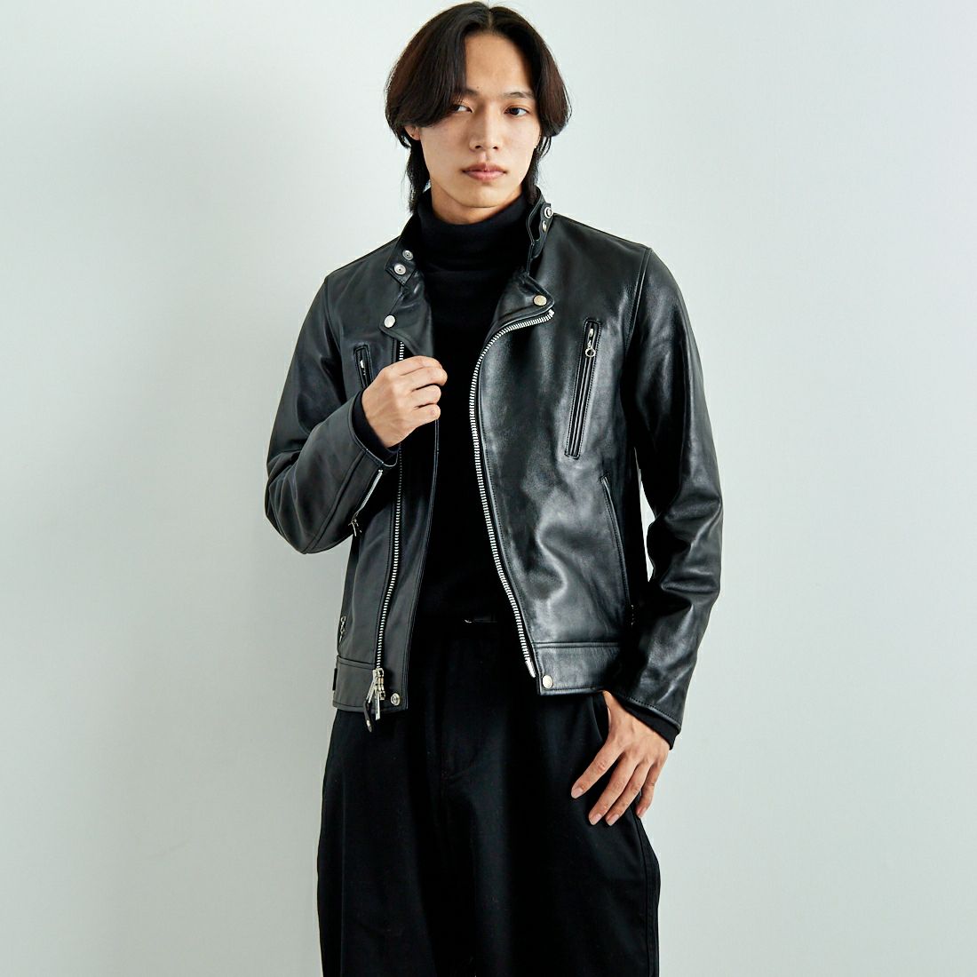 Schott [ショット] ダブルブレスト ライダースジャケット [7823950077 