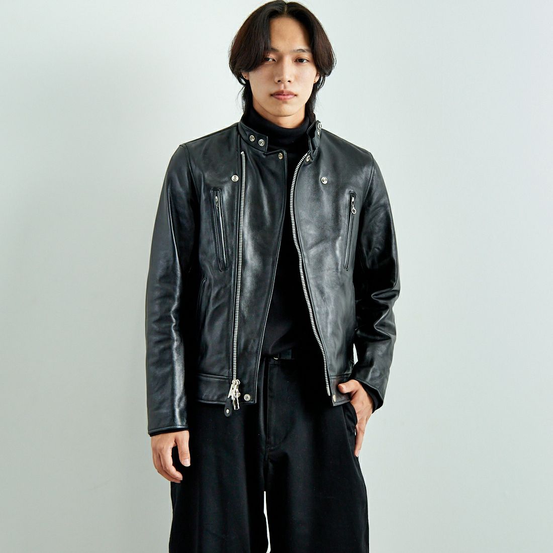 Schott [ショット] ダブルブレスト ライダースジャケット [7823950077 