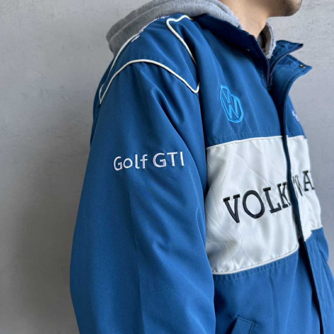 Volkswagen × JEANSFACTORY [フォルクスワーゲン × ジーンズファクトリー] レーシングジャケット [JFC-244-080] BLUE
