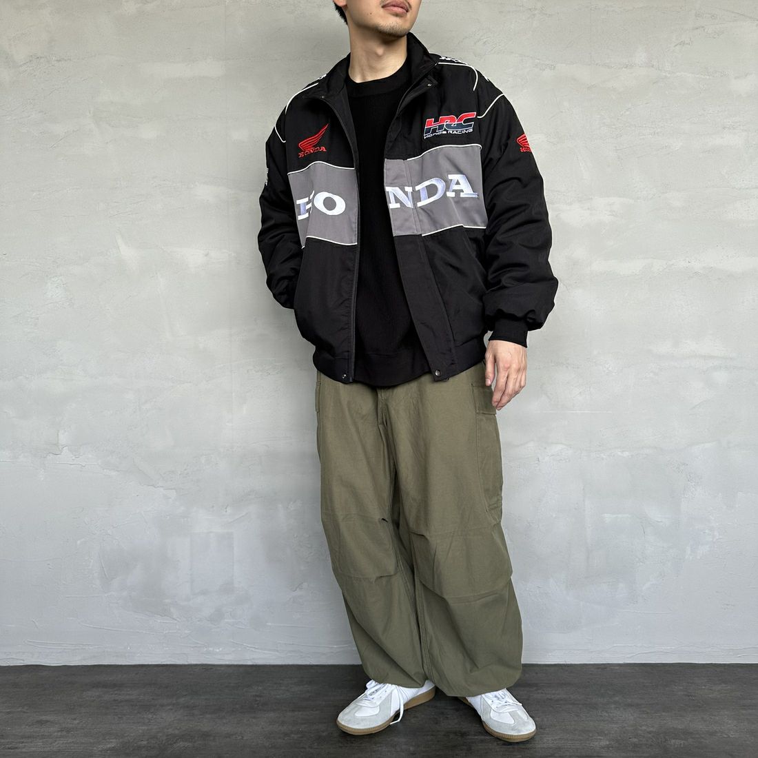 HONDA × JEANSFACTORY [ホンダ × ジーンズファクトリー] レーシングジャケット  [JFC-244-081]｜ジーンズファクトリー公式通販サイト - JEANS FACTORY Online Shop