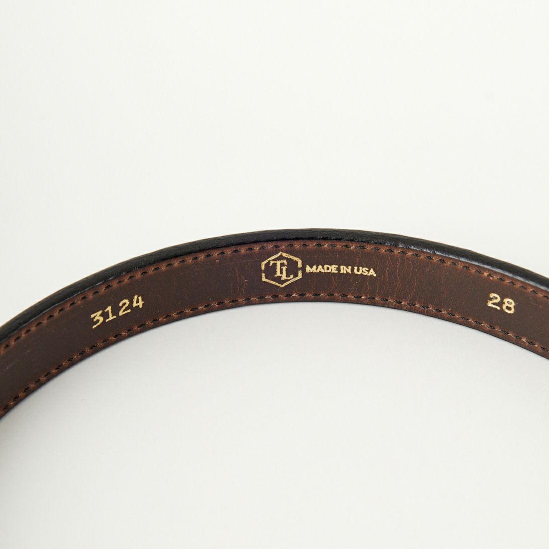 TORY LEATHER [トリーレザー] スティラップレザーベルト [TRL19008BK] BLACK