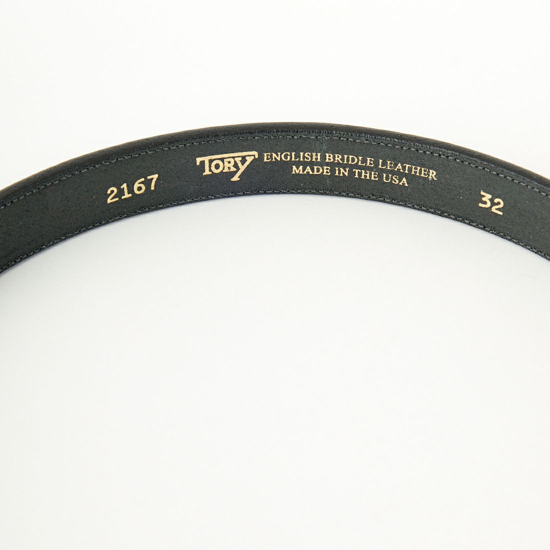 TORY LEATHER [トリーレザー] ライズドレザーベルト [TRL1002167] BLACK