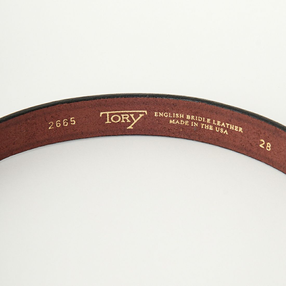 TORY LEATHER [トリーレザー] ミニフープピックレザーベルト [TRL1002665] HAVANA