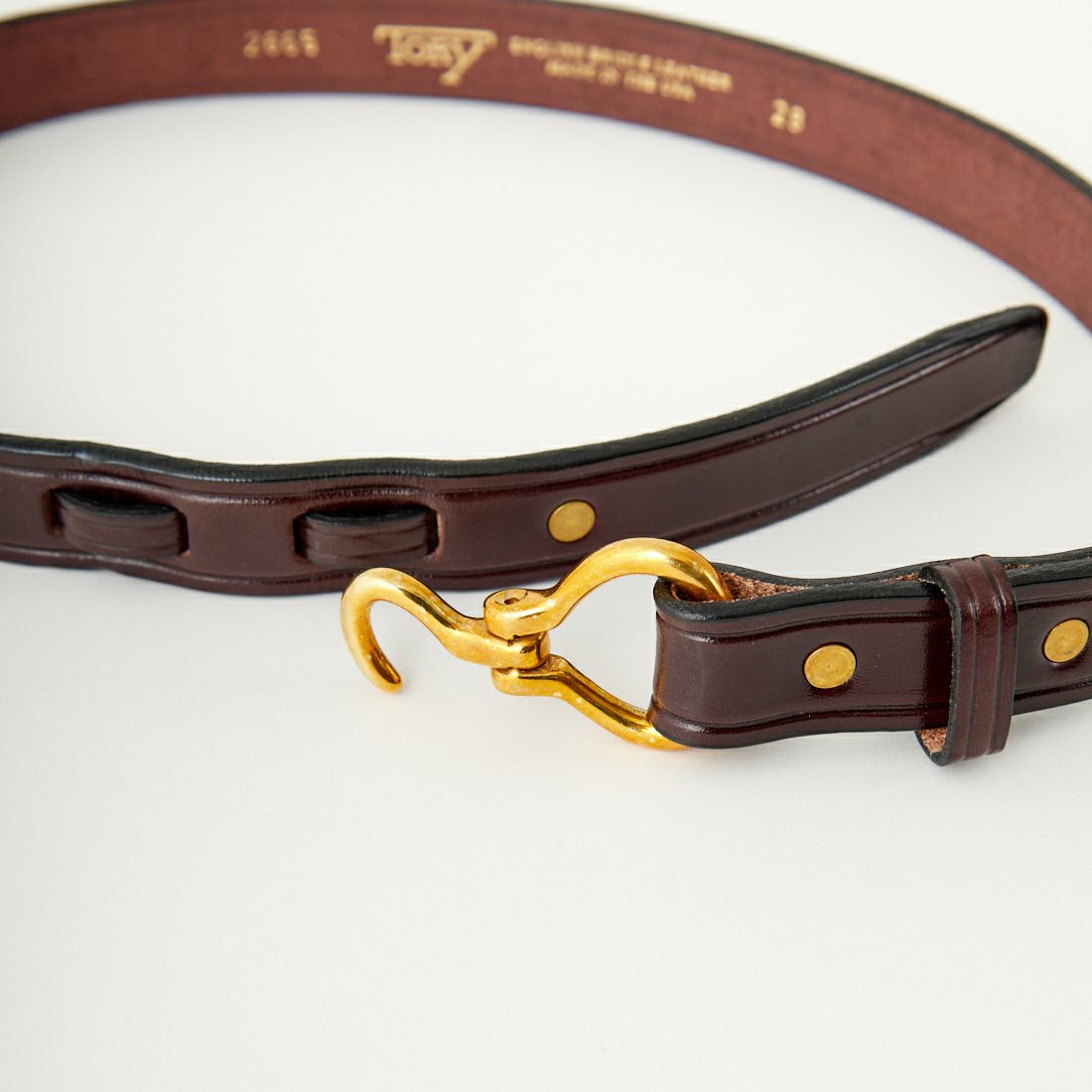 TORY LEATHER [トリーレザー] ミニフープピックレザーベルト [TRL1002665] HAVANA