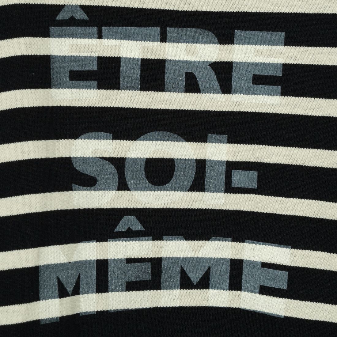 ARMEN [アーメン] ストライプバスクシャツ [NLA1951P07] 9981 NOIR/