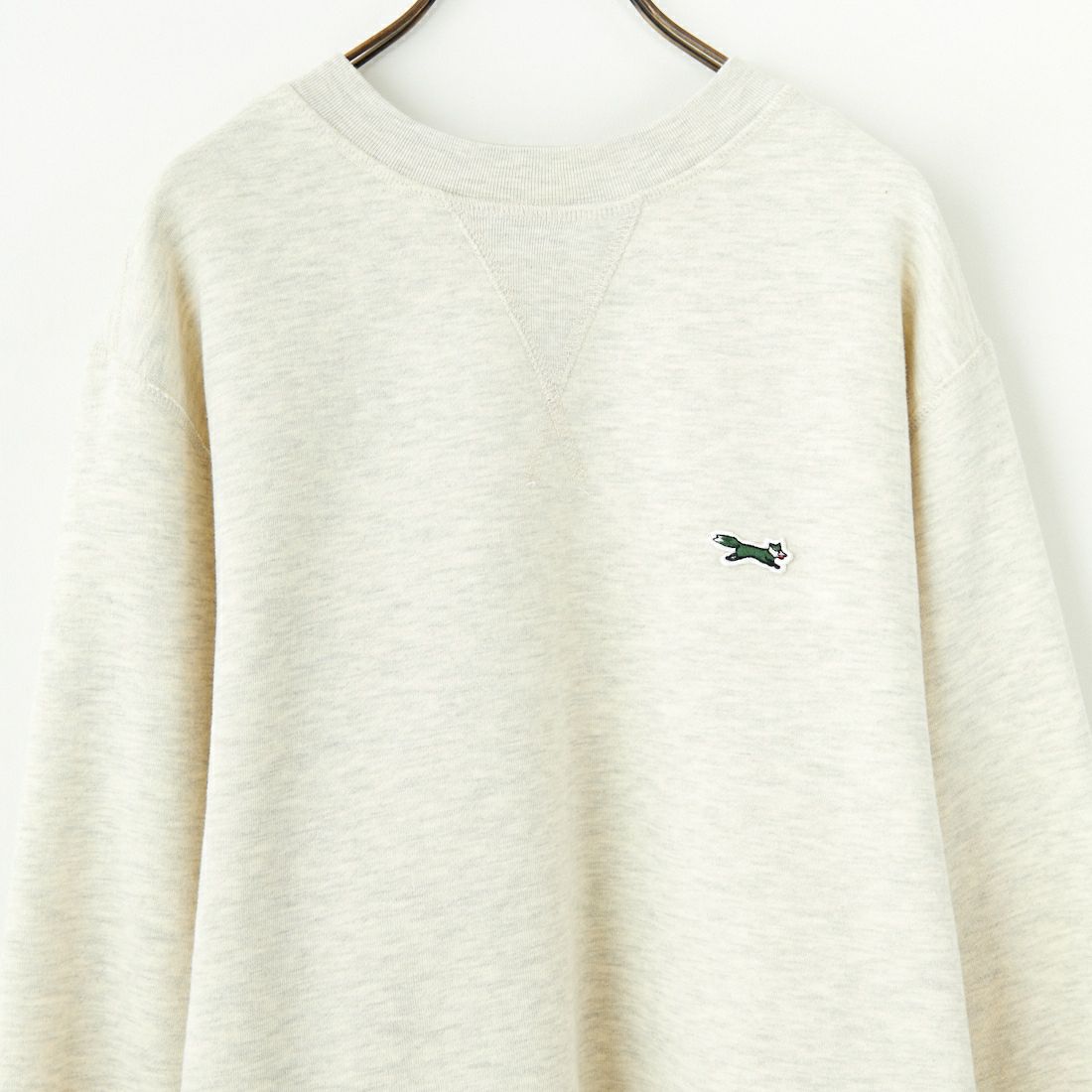 THE FOX [ザフォックス] 別注 Wガゼット クルーネックスウェット [JFL24AW-02-JF] ASH GRAY