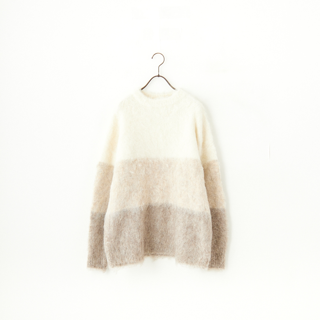 CLOCHE [クロシェ] グラデーションシャギーニット [45285630] ﾍﾞｰｼﾞｭ