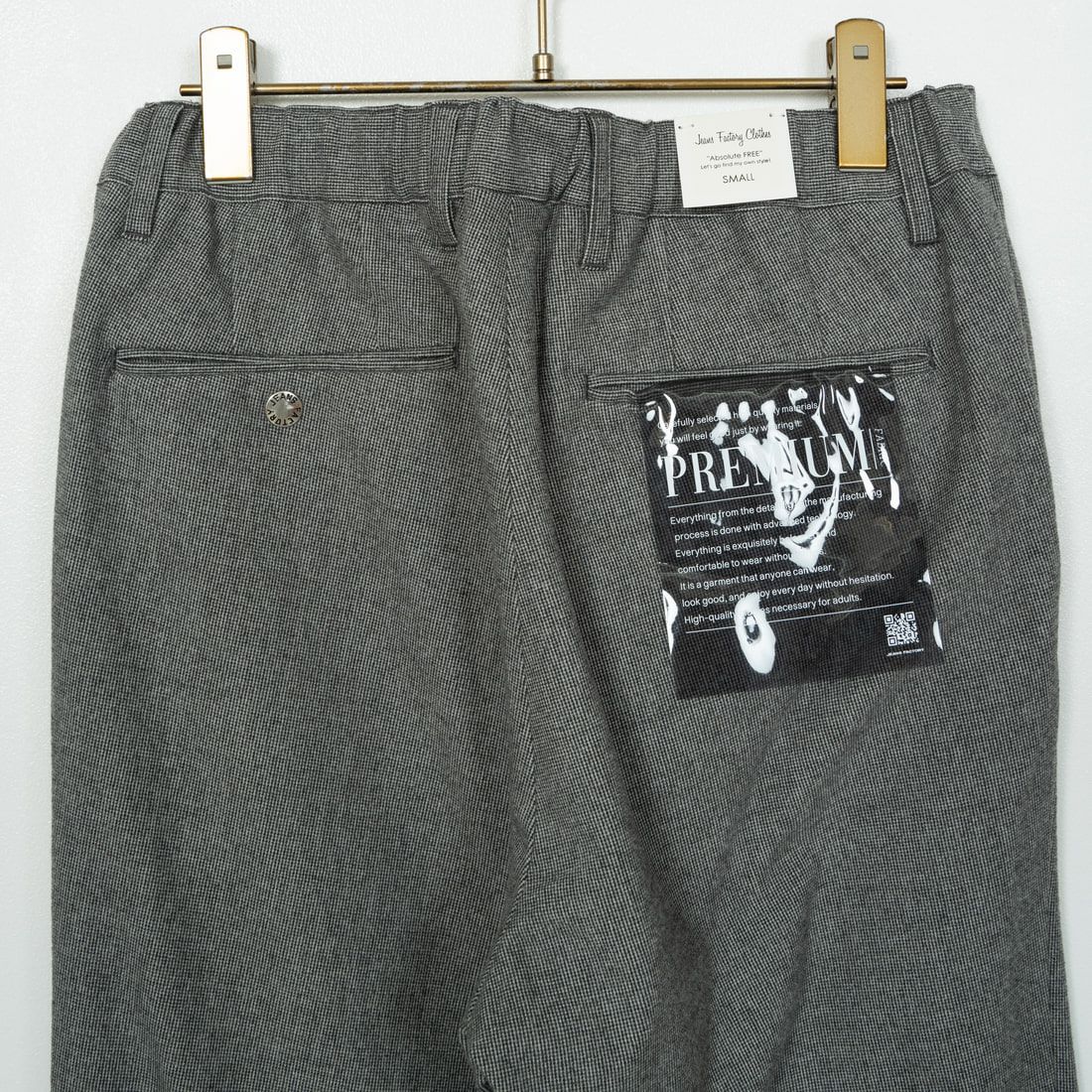 Jeans Factory Clothes [ジーンズファクトリークローズ] PREMIUM WARM タックイージートラウザー [JFC-244-083] GREY
