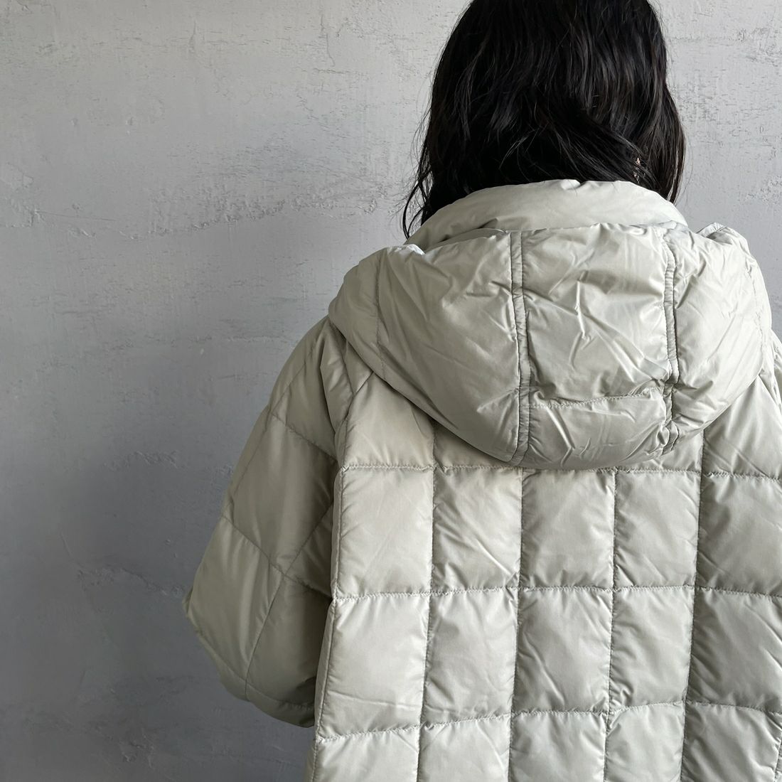 DANTON [ダントン] ダウンフーデッドジャケット [DT-A0567NRP] GREIGE